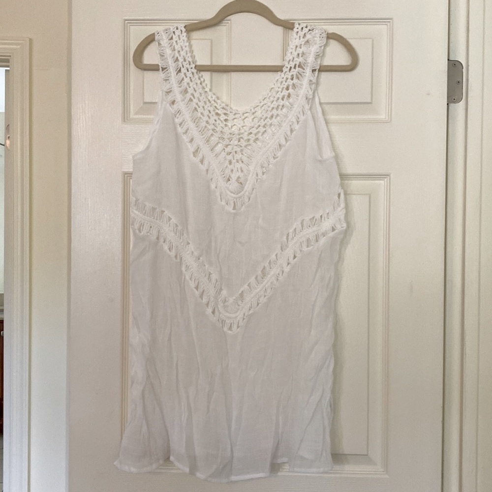 Linen swimsuit cover up